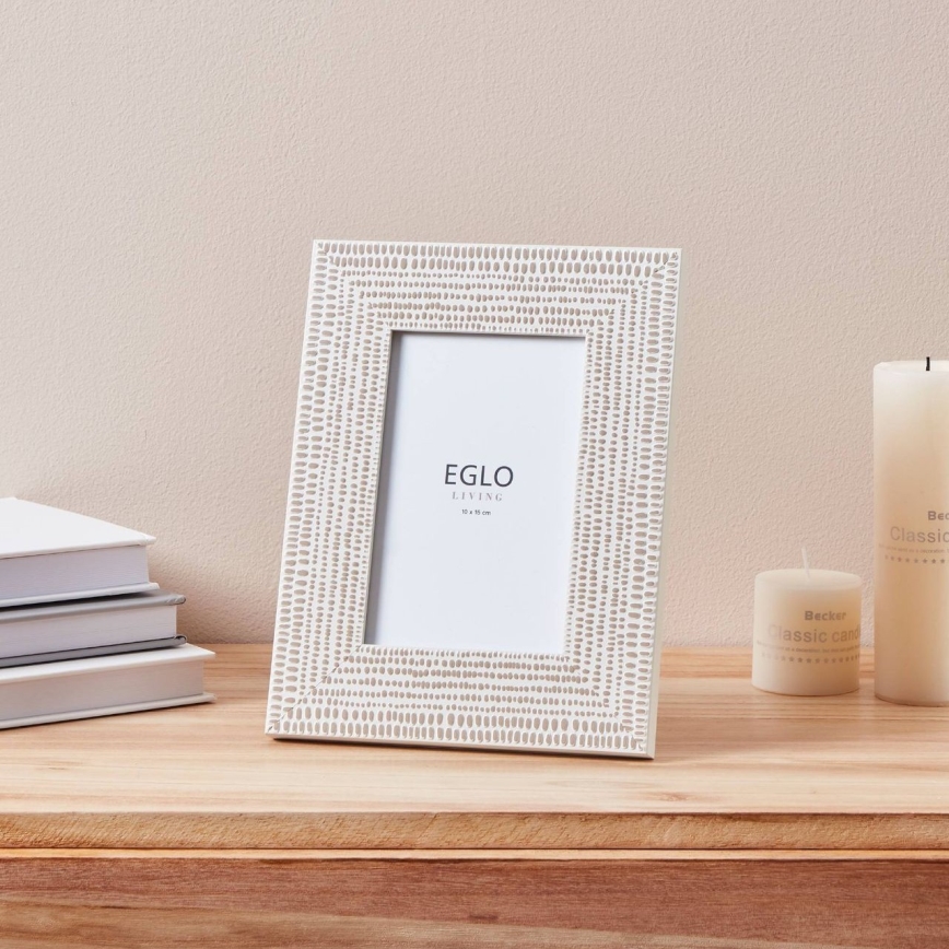 Eglo - Fotoram 10x15 cm grädde