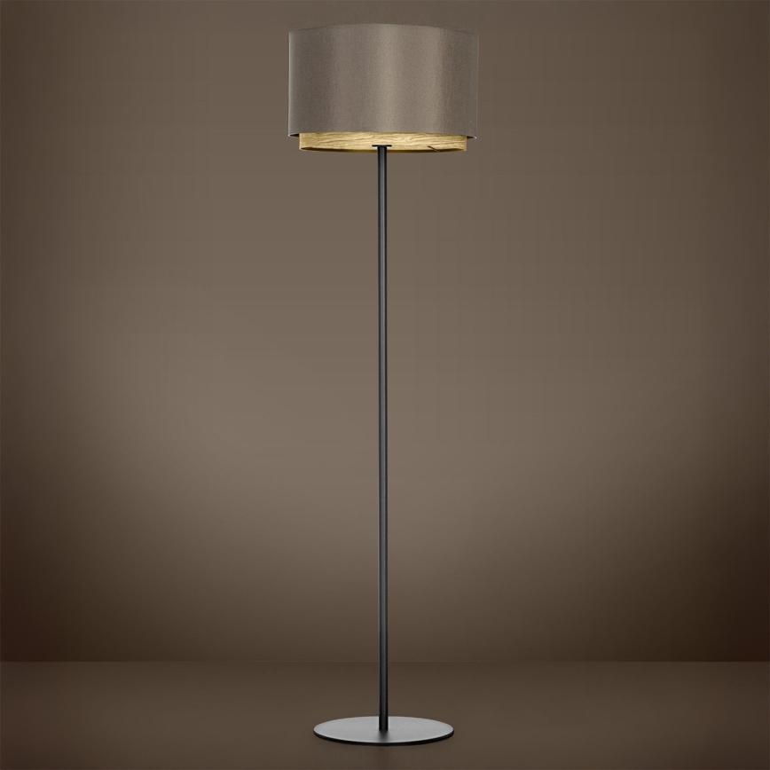 Eglo - Golvlampa 1xE27/40W/230V brun