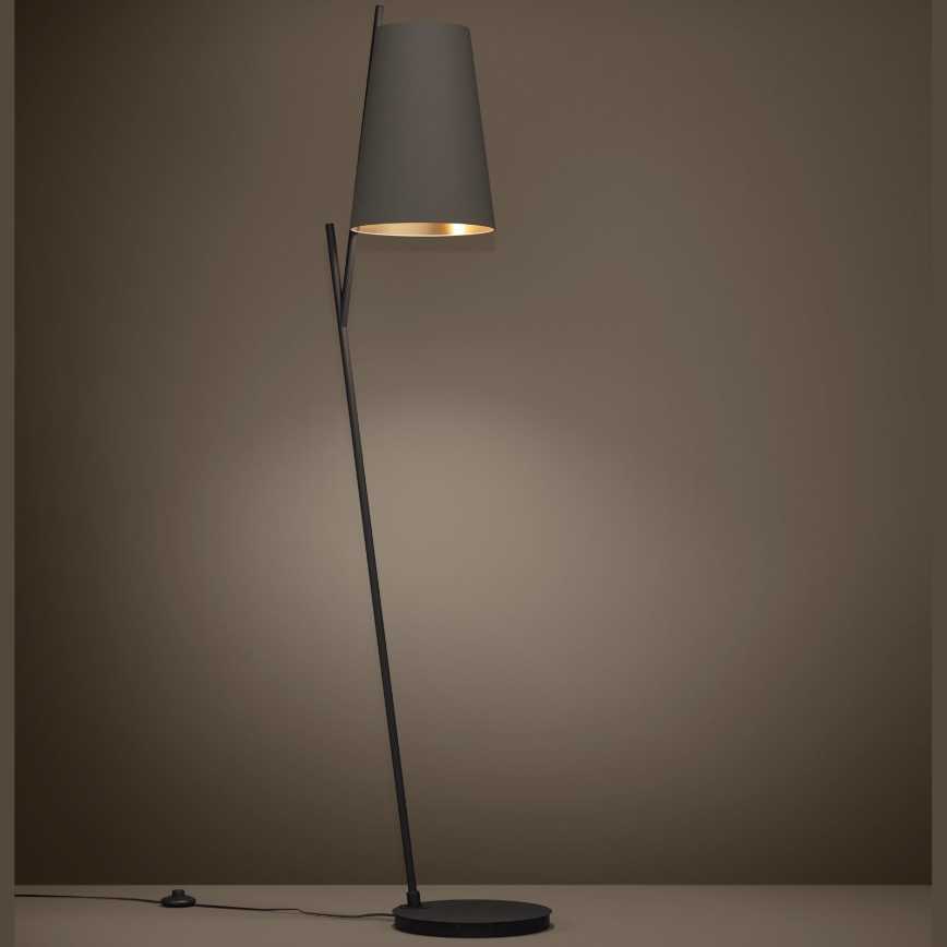 Eglo - Golvlampa 1xE27/40W/230V brun