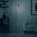 Eglo - Golvlampa 1xE27/40W/230V brun