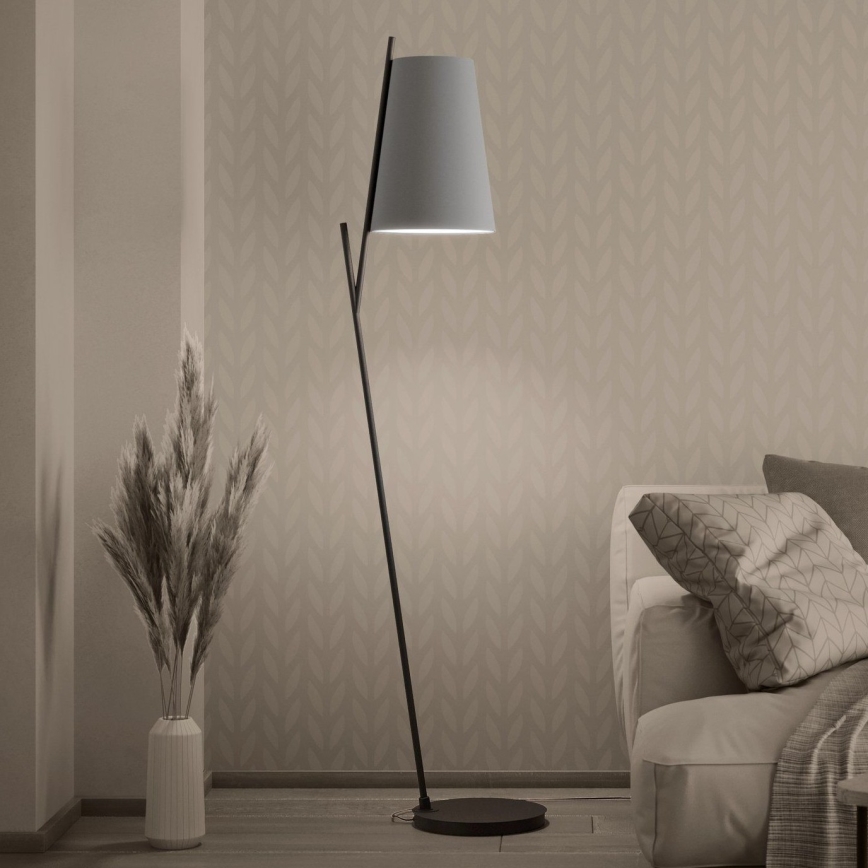 Eglo - Golvlampa 1xE27/40W/230V grå
