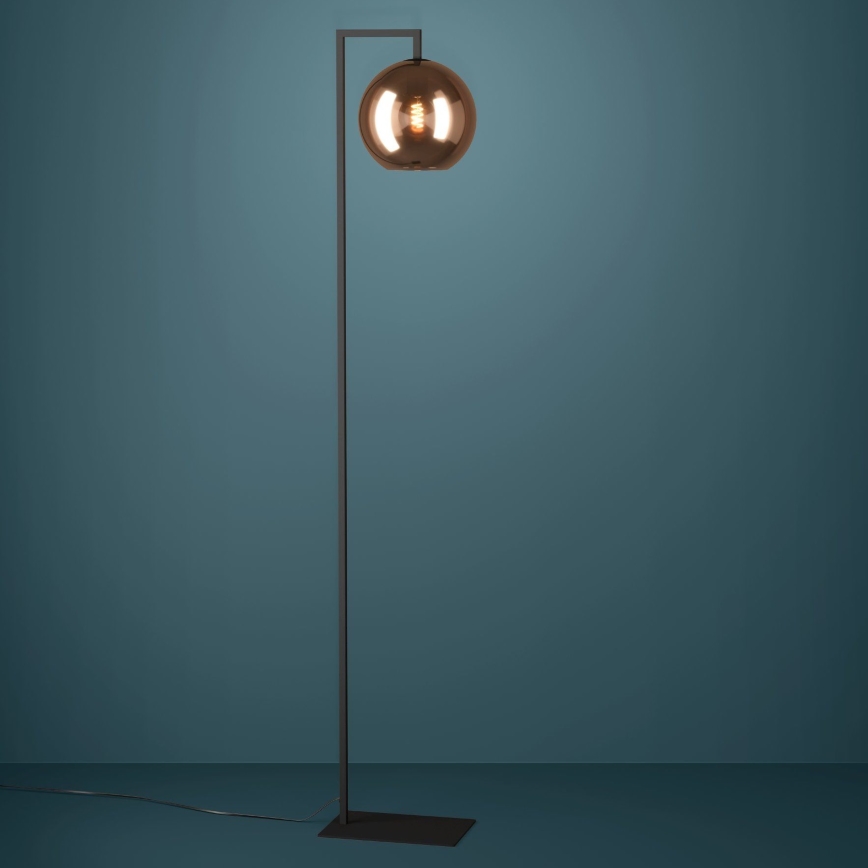 Eglo - Golvlampa 1xE27/40W/230V koppar