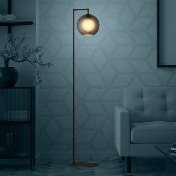 Eglo - Golvlampa 1xE27/40W/230V rökig