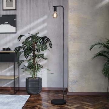 Eglo - Golvlampa 1xE27/40W/230V svart