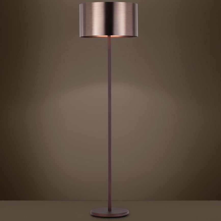 Eglo - Golvlampa 1xE27/60W/230V koppar