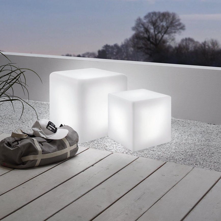 Eglo - Golvlampa för utomhusbruk 1xE27/15W/230V 40x40 cm IP65