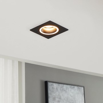 Eglo - Infälld lampa 1xGU10/35W/230V antracit