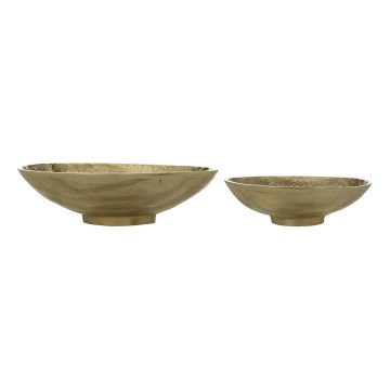 Eglo - KIT 2x Dekorativt bricka diameter 28/21 cm guld