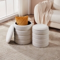 Eglo - KIT 2x Taburett diameter 33,5/40 cm vit