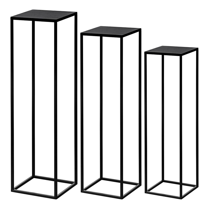 Eglo - KIT 3x Blomställ svart