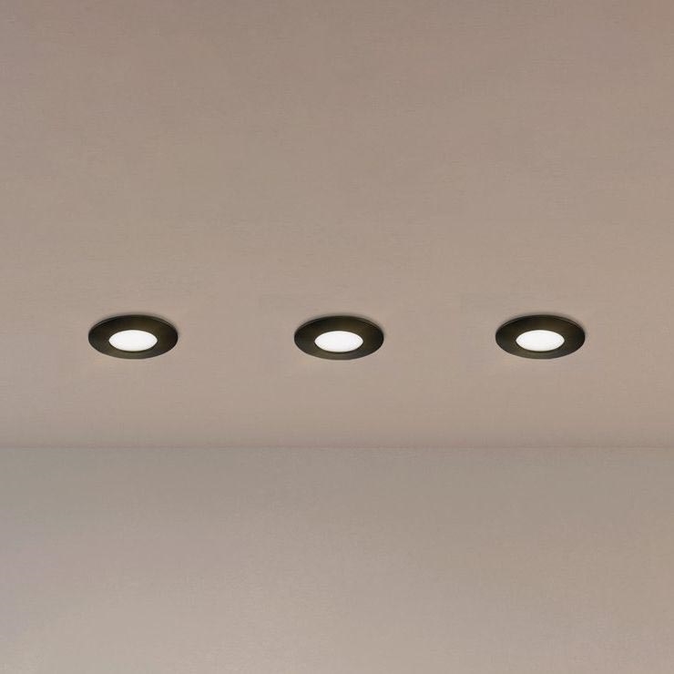 Eglo - KIT 3x Infälld LED badrumsbelysning PINEDA LED/4,9W/230V IP44
