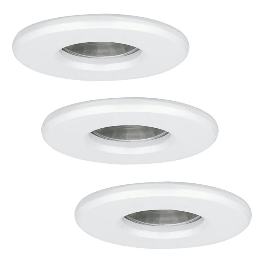 Eglo - KIT 3x LED badrumslampa IGOA 1xGU10/3,3W/230V IP44