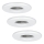 Eglo - KIT 3x LED badrumslampa IGOA 1xGU10/3,3W/230V IP44