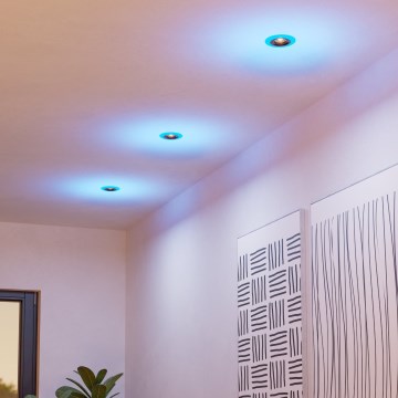 Eglo - KIT 3x LED RGBW Ljusreglerad hängande badrumslampa 3xLED/3,8W/230V 2700-6500K IP44 + fjärrkontroll