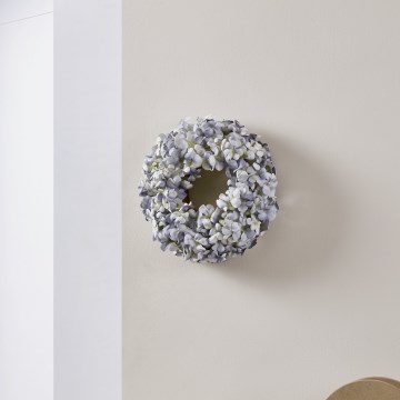 Eglo - Konstgjord blomkrans diameter 35 cm blå