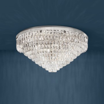 Eglo - Kristal Takbelysning 25xE14/40W/230V