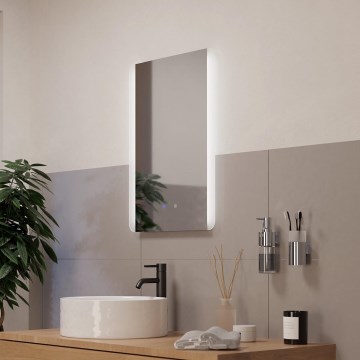 Eglo - LED Badrum uppvärmd vägg spegel med backlit LED/28W/230V IP44