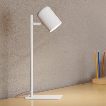 Eglo - LED Bordslampa  1xGU10/4,5W/230V vit 