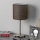Eglo - LED bordslampa TUNJA 1xE27/60W/230V 26,5 cm matt krom/brun