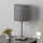Eglo - LED bordslampa TUNJA 1xE27/60W/230V 26,5 cm matt krom/grå