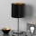 Eglo - LED bordslampa TUNJA 1xE27/60W/230V 26,5 cm matt krom/svart