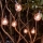 Eglo - LED Dekorativ utomhusslinga 16xLED/0,064W/24V IP44 svart