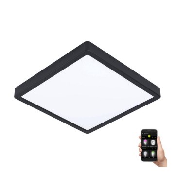 Eglo - LED Dimbar badrumslampa LED/19,5W/230V 2700-6500K IP44 svart