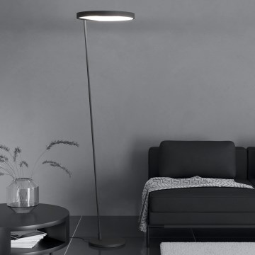 Eglo - LED Dimbar golvlampa LED/23W/230V 3000K svart