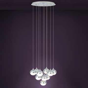 Eglo - LED Dimbar ljuskrona med snöre 10xLED/3,1W/230V