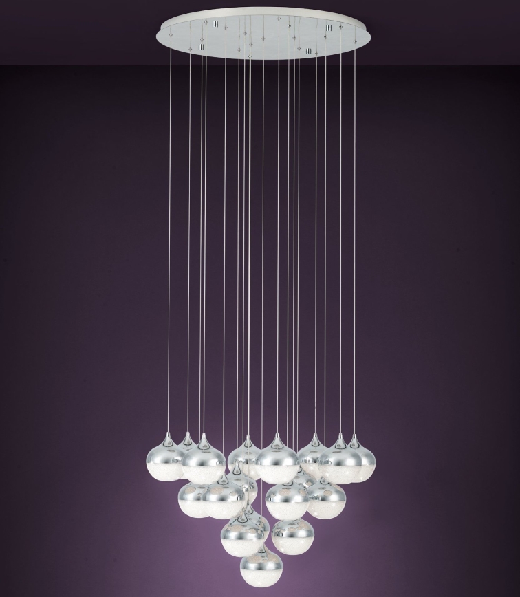 Eglo - LED Dimbar ljuskrona med snöre 18xLED/3,1W/230V