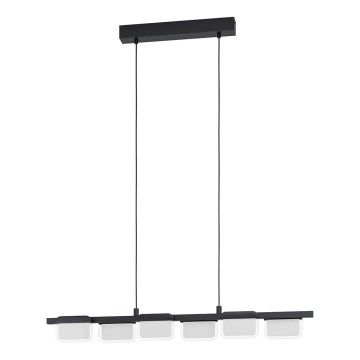 Eglo - LED Dimbar ljuskrona på upphängningsrem 6xLED/4,5W/230V