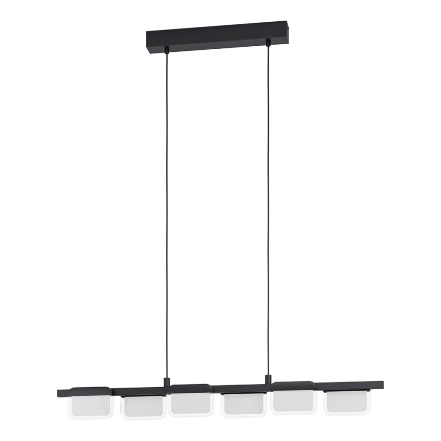 Eglo - LED Dimbar ljuskrona på upphängningsrem 6xLED/4,5W/230V