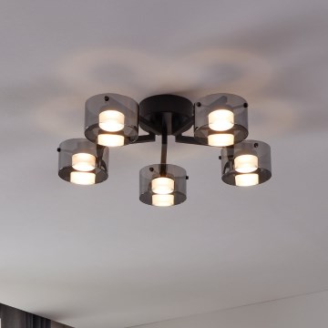 Eglo - LED Dimbar surface mounted chandelier 5xLED/5,4W/230V