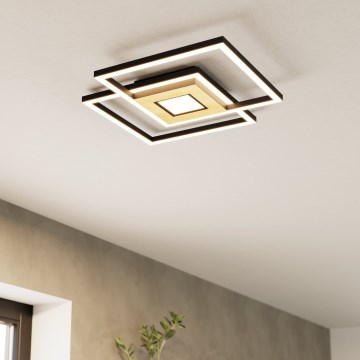 Eglo - LED Dimbar taklampa 2xLED/17W/230V +1xLED/4,2W 2700-6500K + fjärrkontroll