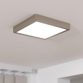 Eglo - LED Dimbar taklampa LED/17W/230V matt krom