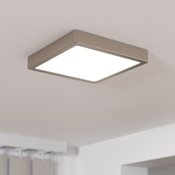Eglo - LED Dimbar taklampa LED/17W/230V matt krom