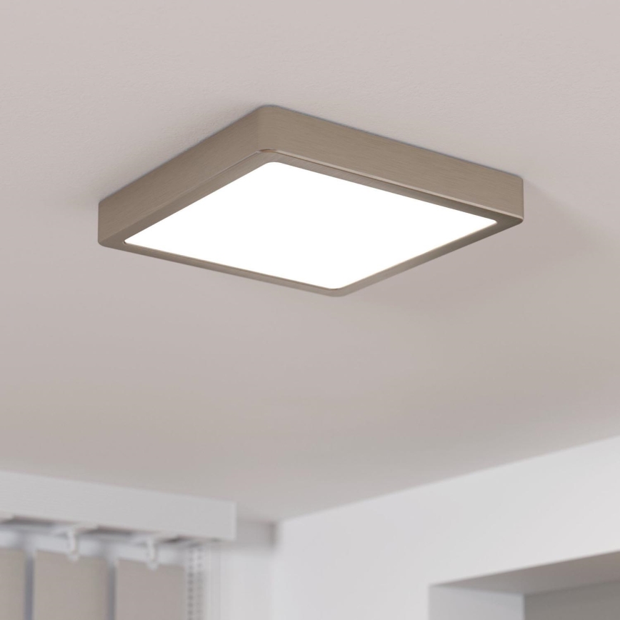 Eglo - LED Dimbar taklampa LED/17W/230V matt krom