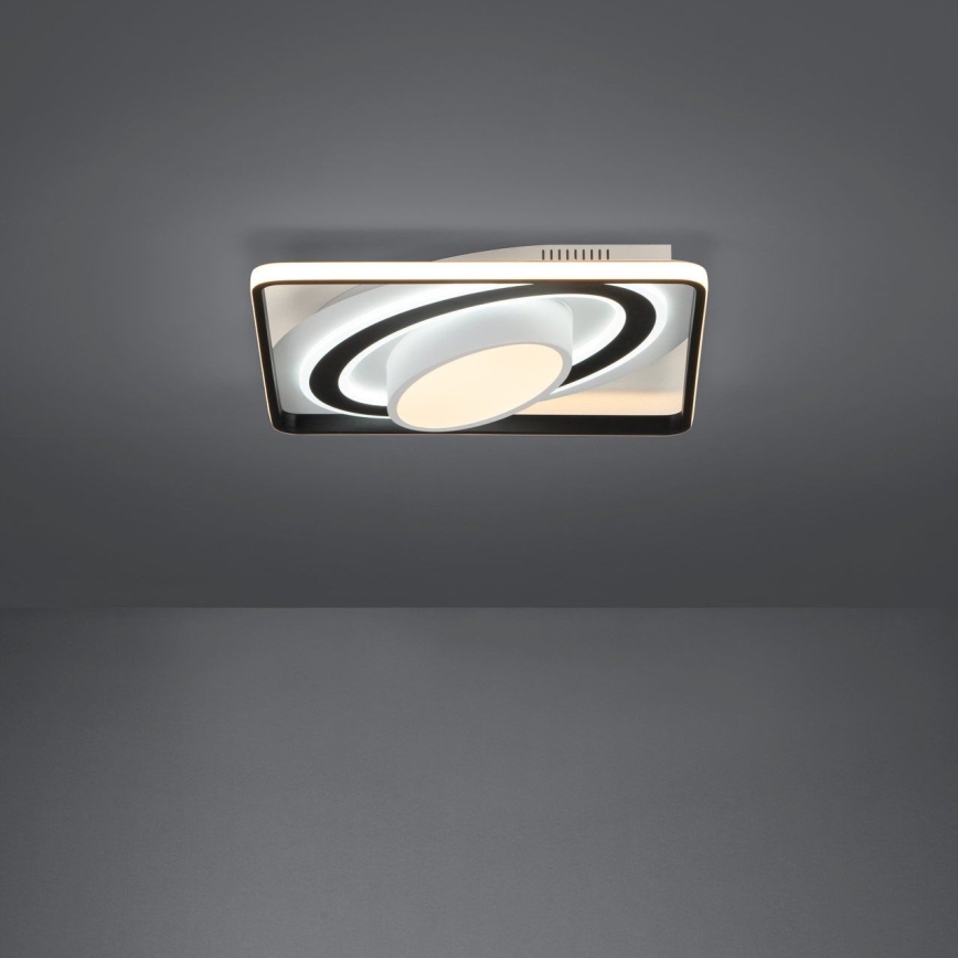 Eglo - LED Dimbar taklampa LED/21,5W/230V + LED/10,5W + LED/3W 3000-6500K svart + fjärrkontroll
