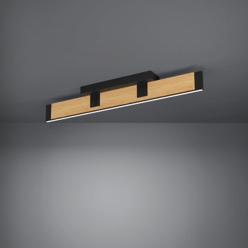 Eglo - LED Dimbar taklampa LED/27W/230V 3000K svart/brun