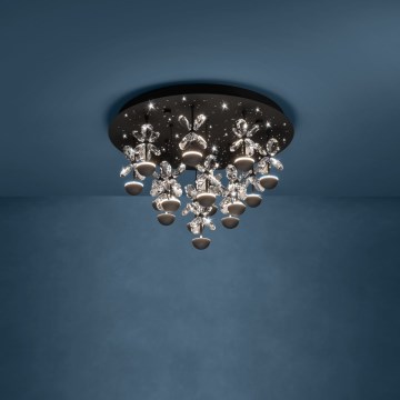 Eglo - LED Dimbar taklampa LED/27W/230V 3000K svart