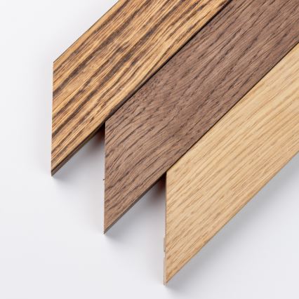 Eglo - LED Dimbart Takmonterat Panel SALOBRENA 2 WOOD LED/16W/230V 4000K 34x34 cm brun