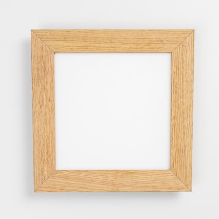 Eglo - LED fäst panel SALOBRENA-RW WOOD LED/17W/230V 2700/4000K 30x30 cm brun
