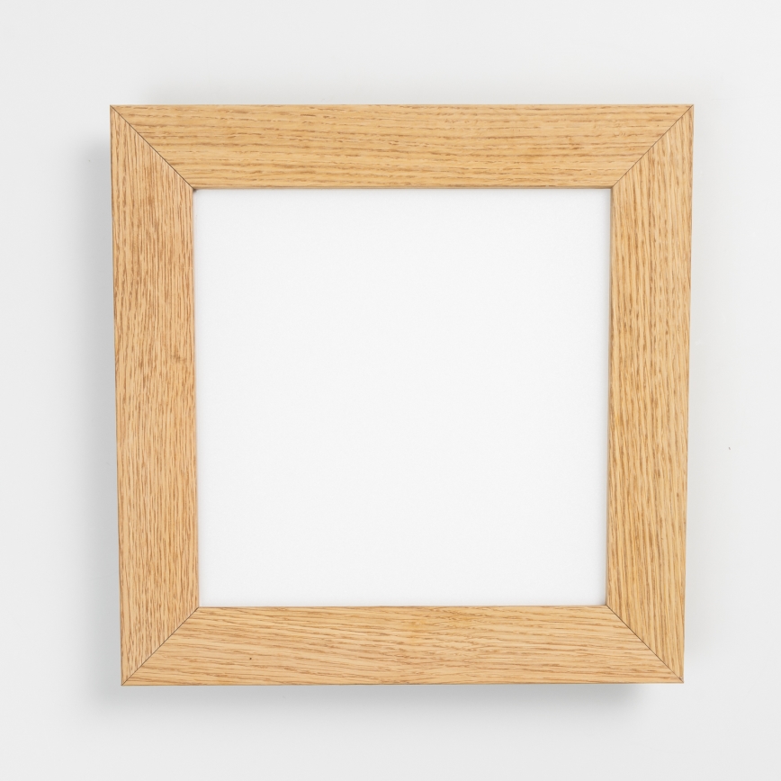 Eglo - LED fäst panel SALOBRENA-RW WOOD LED/17W/230V 2700/4000K 30x30 cm brun