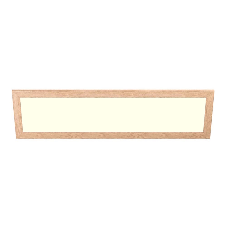 Eglo - LED fäst panel SALOBRENA-RW WOOD LED/34W/230V 2700/4000K 124x34 cm brun