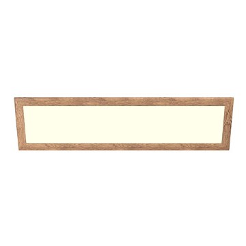 Eglo - LED fäst panel SALOBRENA-RW WOOD LED/34W/230V 2700/4000K 124x34 cm brun