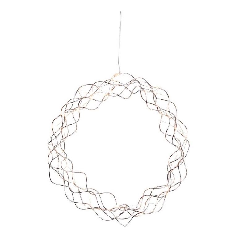 Eglo - LED juldekoration 30xLED/0,064W/230V blank krom