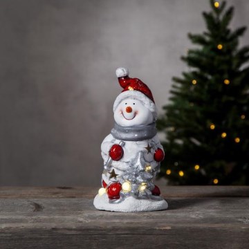 Eglo - LED juldekoration  6xLED/0,06W/2xAAA Snögubbe 