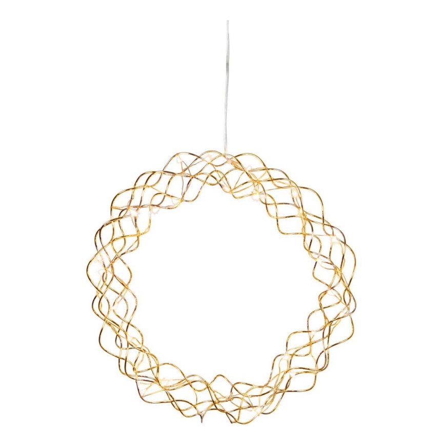 Eglo - LED Juldekoration CURLY 30xLED/0,064W/3/230V mässing