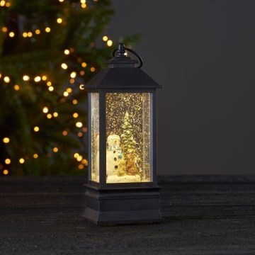 Eglo - LED Juldekoration VINTER 1xLED/0,064W/3xAAA svart