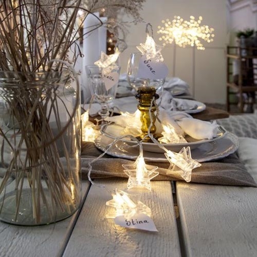 Eglo - LED julkedja  10xLED 2,1m varm vit 